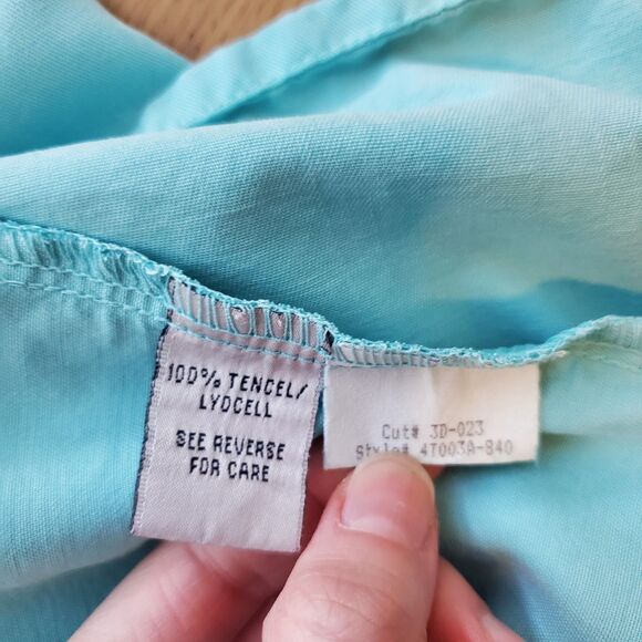 Vintage Y2K AKS Blue Maxi Dress - Picture 6 of 6